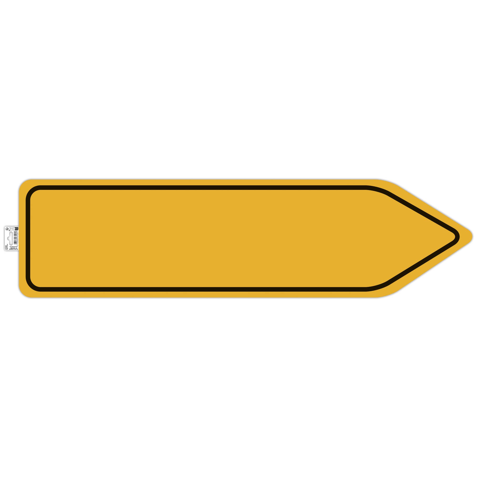Exacompta - Ref 67026E - Self-Adhesive Company Signage - Compulsory Direction Sign - 100cm in Size - Essential Signage for Company, Business & Commercial Needs