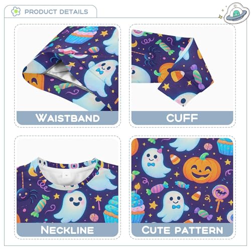 JUNZAN Hallooween Sweets Big Girls Sweatshirt Hoodie Crewneck Kids Pullover Hoodie Sports 4T3