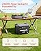 VEVOR Tragbare Powerstation, 2400W 2160Wh Solargenerator mit 10 Ausgängen und einstellbarer Eingangsleistung, erweiterbarer LiFePO4-Akku für Zuhause, Camping und Wohnmobil (Solarpanel NICHT enthalten)