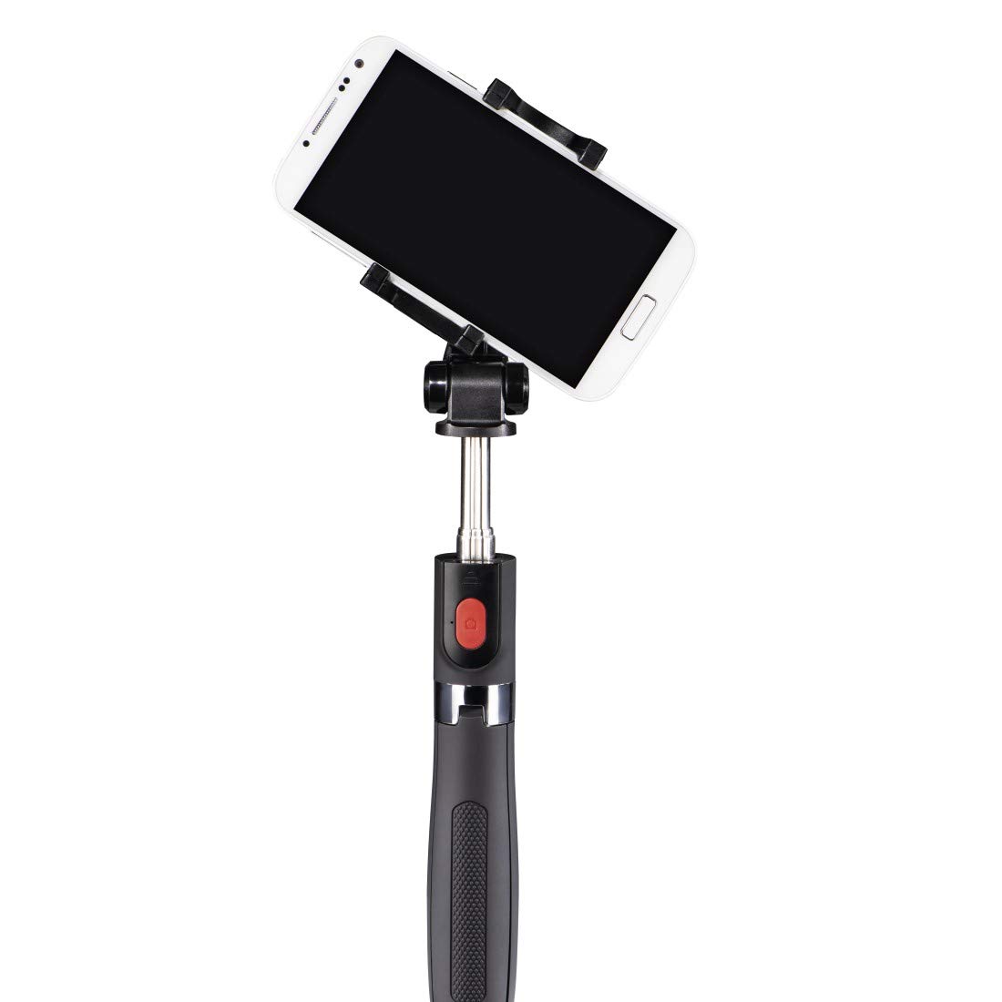 Hama Selfie stick, kijek do zdjęć ze statywem (statyw na telefon, monopod, bluetooth, aluminium, maks.57 cm) czarny