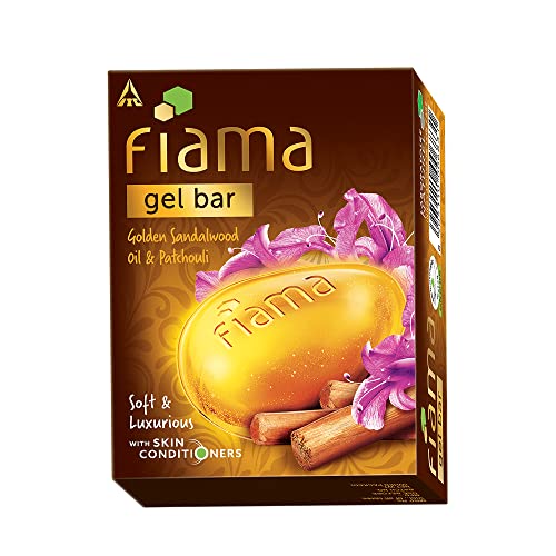 Fiama Gel Bathing Bar Golden Sandalwood Oil and Patchouli with Skin Conditioners for Moisturised, Soft and Luxurious Skin, 375g (125g - Pack of 3),... - Image 6