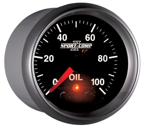 Image of Auto Meter 3652 2-1 /16 inch 0-100 PSI Full Sweep Electric Oil Pressure Gauge
