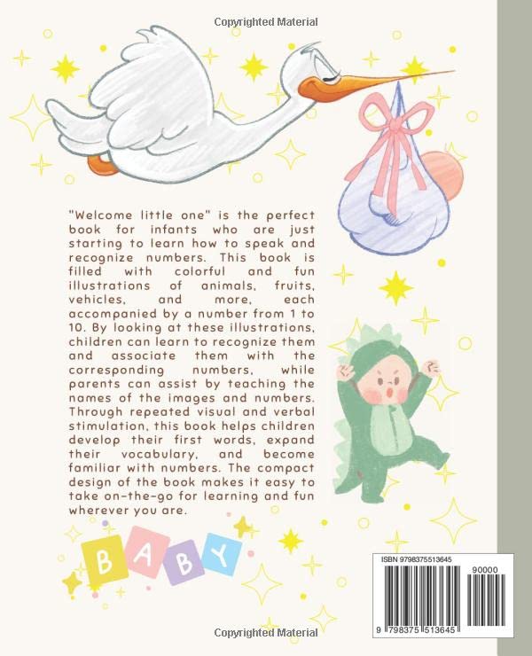 Vista 2 de Welcome Little one! Fun First Words and Numbers (Apprendimento Attivo - Active Learning)