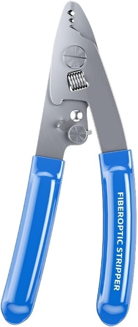 1pc CFS-3 Three-port Fiber Optical Stripper Pliers Wire Strippers for FTTH Tools Optic Stripping Plier Tool(Stainless steel)