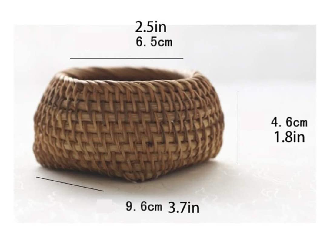 Räucherstäbchen Räuchergefäß Halter Kreativer Retro-Räuchergefäßständer Aus Rattan Mit Aschefänger Für Die Teezeremonie Im Teehaus Zuhause Büro Yoga