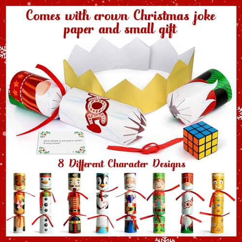 D-Fantix HG360 8Pcs Christmas Non-Snap Party Table Favors With Party Hats Joke Little Gifts For Kids Adults thumb #1