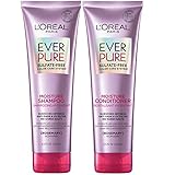 L'Oréal Paris EverPure Moisture Sulfate Free Shampoo and Conditioner for Color-Treated Hair, 8.5 Ounce (Set of 2)