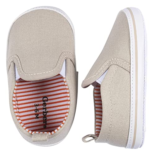 Gerber Unisex-Baby Newborn Infant Toddler Boy And Girl Slip-On Sneaker Crib Shoe