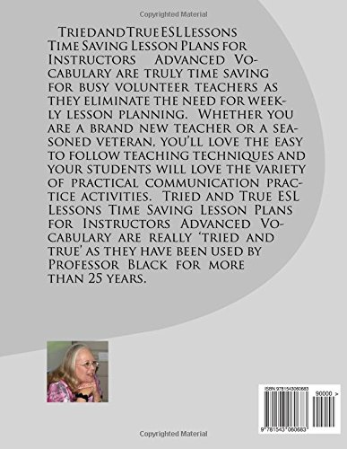 Tried and True ESL Lessons Advanced Vocabulary: Time Saving Lesson Plans for Instructors - Image 2