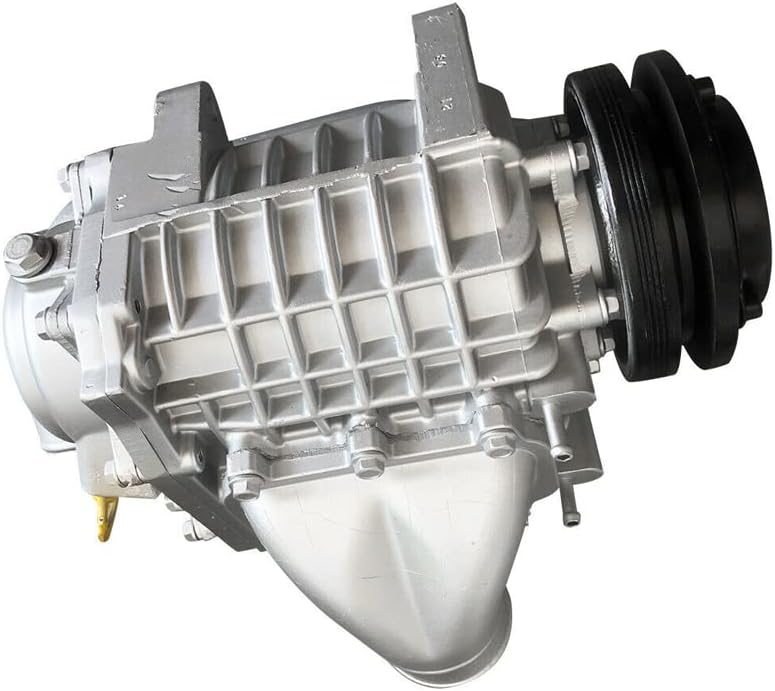 SC14 Car SUV Universal Car Supercharger Turbocharger Compatible With Cherokee Toyota Previa BuicK 2.0L-3.5L (With V Pulley)