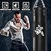 Mesetast Punching Bag for Adults, 4ft Heavy Boxing Bag Set with 12oz Boxing Gloves, MMA Karate Kickboxing Boxing Home Gym Martial Art - Unfilled