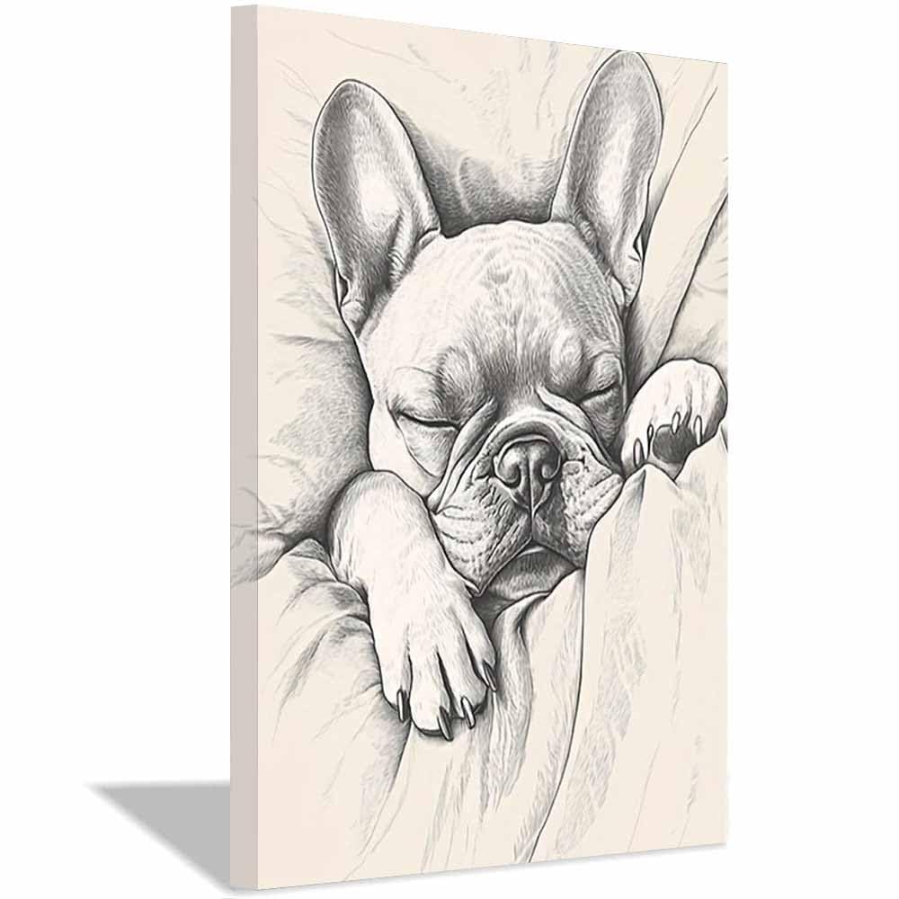 AMXBZC Abstrakcyjne zwierzę Wall Art Obrazy Zwierzęta Minimalistyczne Retro Nowoczesna Sztuka Ścienna Plakat Do Salonu Wystrój Domu Łazienka Obrazy(Szary-60x90cm Oprawiony