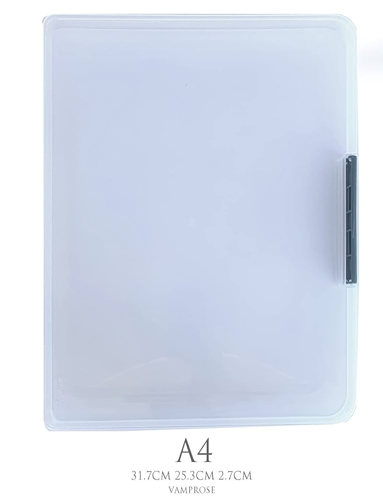 Amazon.co.jp: A4 Clear File Case, Plastic Case, Transparent
