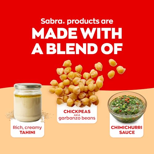 Sabra Chimichurri Hummus Dip, 8oz - Smooth & Creamy Hummus for Dipping Vegetables & Snacks, Sandwich Spread & Healthy Snacking - Non-GMO, Vegan, Gluten-Free, Kosher & Vegetarian - Thumbnail 4