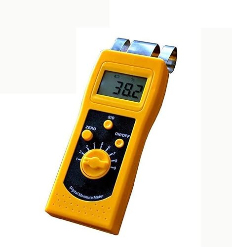 Medición del contenido de humedad del metro DM200T del probador de humedad de la materia textil con la exhibición del LCD