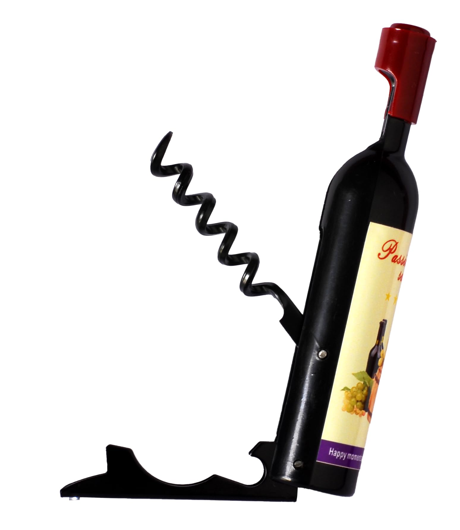 Apribottiglie Vintage 3-in-1 – Cavatappi Ah So A Doppio Perno Con Apriscatole E Apribirra, Lega Di Zinco E Acciaio Inox, Regalo Per Amanti Del Vino (Bronzo)