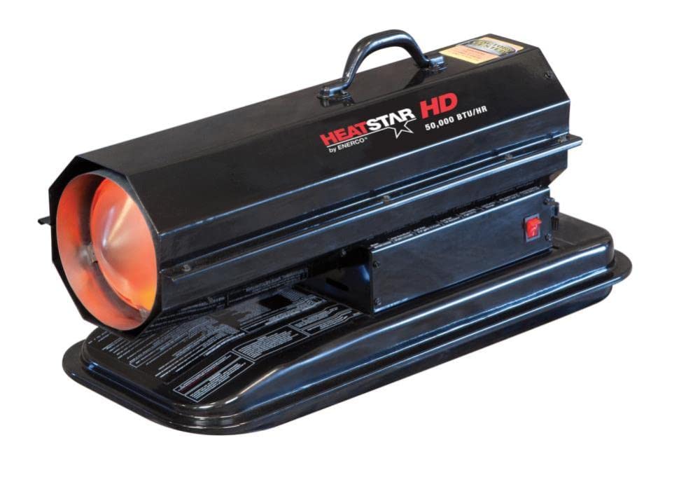 Amazon.com: Heatstar By Enerco F170250 Forced Air Kerosene Heater HS50K, 50K  : Home u0026 Kitchen