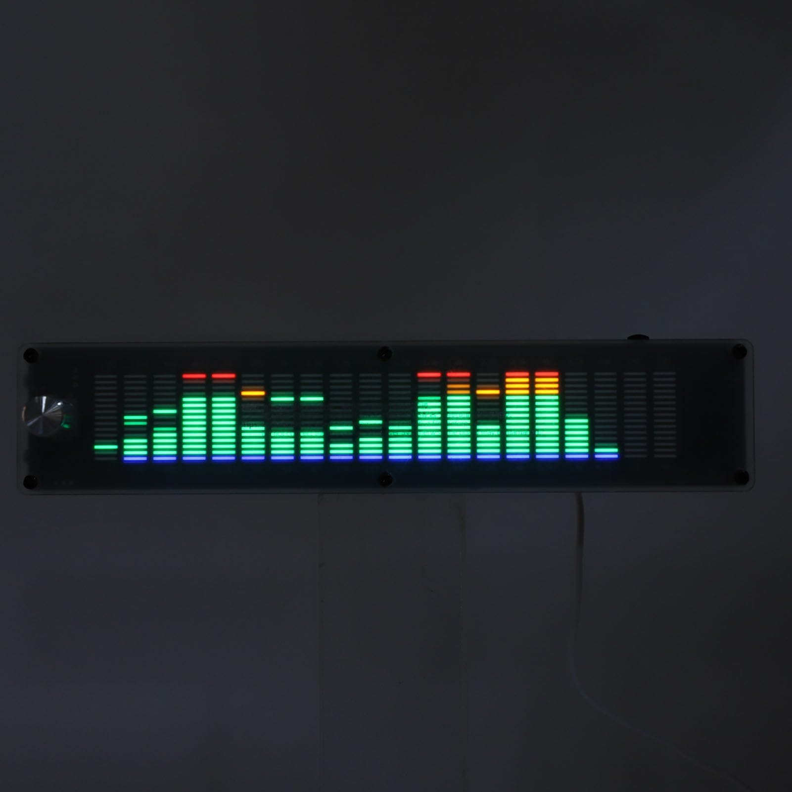 Ecualizador Digital de 15 Bandas de Doble Canal, Analizador de Espectro de Audio, Ecualizador Gráfico Estéreo