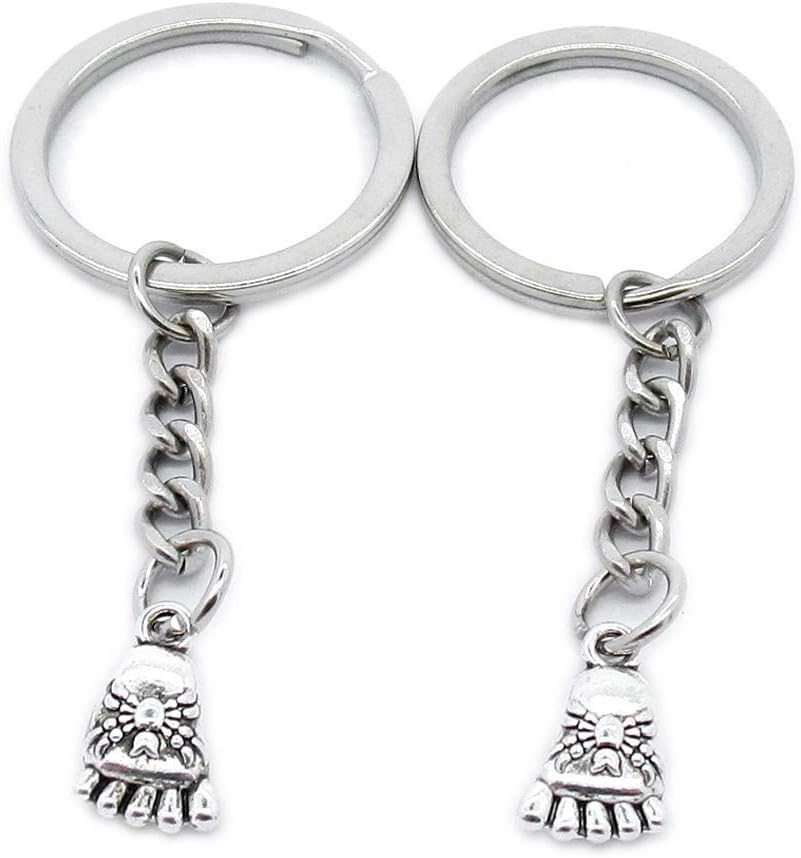 100 Pieces Keyring Keychain Wholesale Suppliers Jewelry Clasps QW4N4L Crab Foot