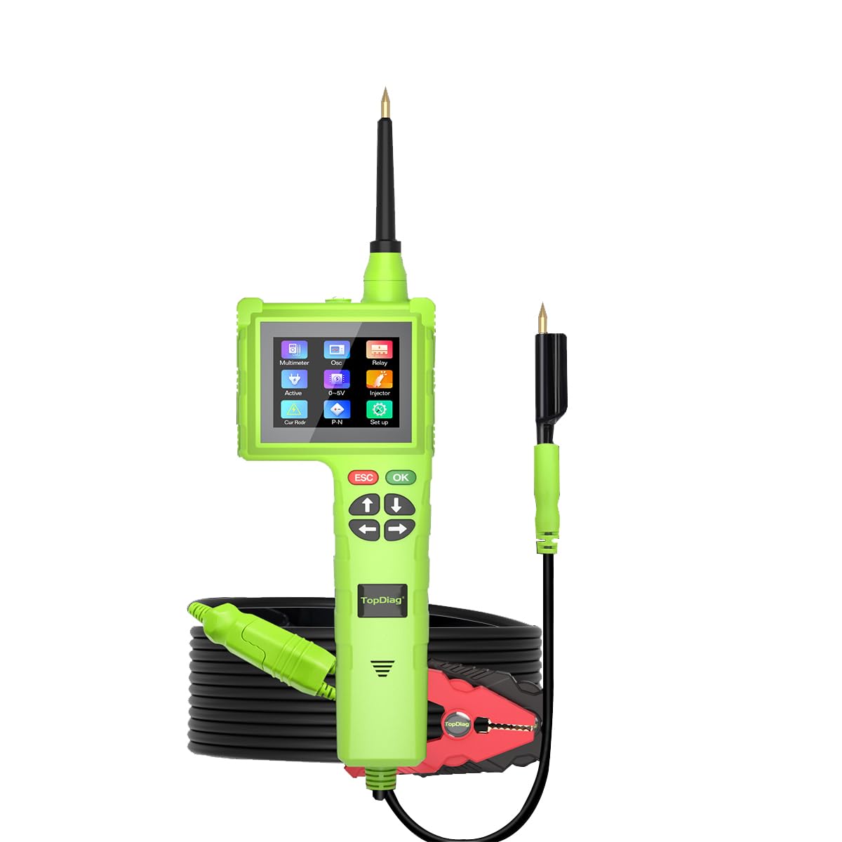 TopDiag P200 Pro Automotive Electric Circuit Tester Power Probe,Supports All Vehicle Electrical Systems(P200 Pro)