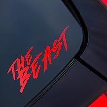The Beast Car Sticker, Vinyl Decal Sticker, 4x4 Van Window Bumper Sticker, JDM Sticker, Funny Caravan Van Sticker, 200mm