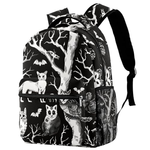 Sac à dos effrayant Halloween multicolore pour filles et garçons
