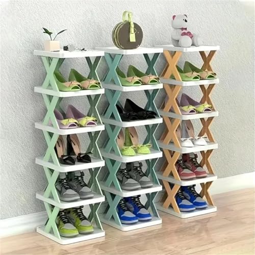 Étagère à chaussures pliable à 6 niveaux pour une maison ordonnée