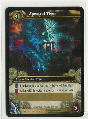 その他 Warcraft loot card unscratched 2010 WORLD OF WARCRAFT UNSCRATCHED LOOT CARD SANDBOX TIGER