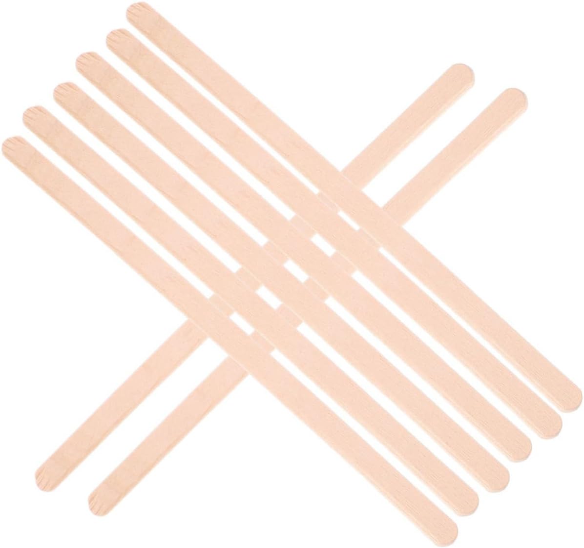 SOLUSTRE 500pcs Wooden Coffee Stir Stirrers with Individual Paper Wrappers Recyclable Wood Coffee Mixer Sticks Beige Disposable Stir Sticks
