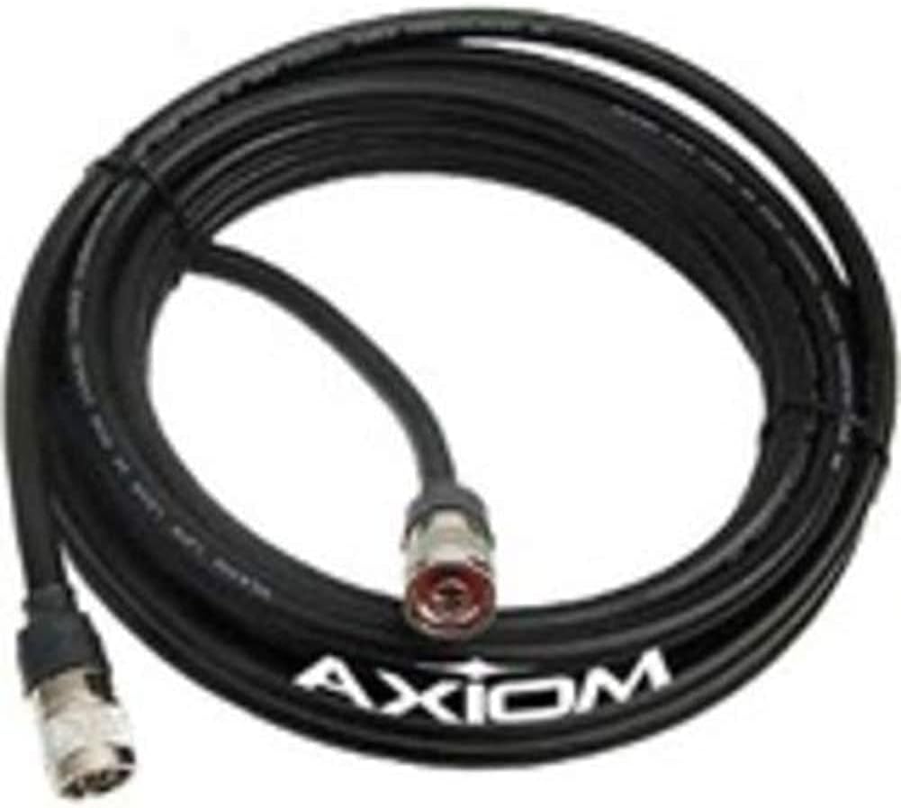 Axiom Memory - AIR-CAB005LL-R-N-AX - Antenna Cable - N-Series Connector (M) to RP-TNC (F) Angled - 5 ft