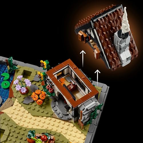 Image of LEGO Icons Autumn Cottage Garden Model Building Kit - Customizable Home Decor for Adults - 11372