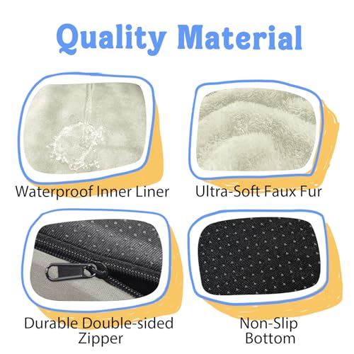 Image of Chez Paw Orthopedic Waterproof Dog Bed for Medium and Large Dogs | Egg Crate Foam, 4-Sided Bolster Support, Waterproof Liner, Non-Slip Bottom, Removable Bolster Cover, 36 x 27 Inch