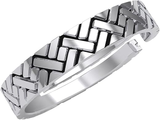 Clara Pure 925 Sterling Silver Oxidised Cross Men Ring |Size Adjustable | Gift for Men & Boys