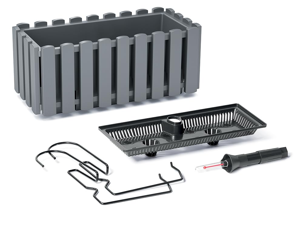 Tymar Blumenkästen 2er-Set - Rattan Optik Mit Bewässerungssystem Für Balkon