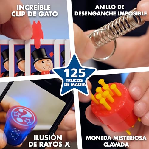 Set de magia para niños y tardes de juegos en familia con 125 trucos y accesorios Marvin's 2