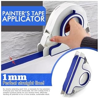 Painters Tape Applicator, Masking Master Tape Dispenser with Scraper, Masking Paint Tape Applicator Set for Painting Trim, Wall and Floor Painting