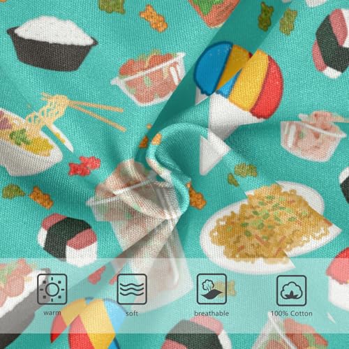 Boys' Exclusive Briefs Toddler Underwear 95% Combed Cotton Boxerbriefs 2T Japanese - Style Food Pattern 293