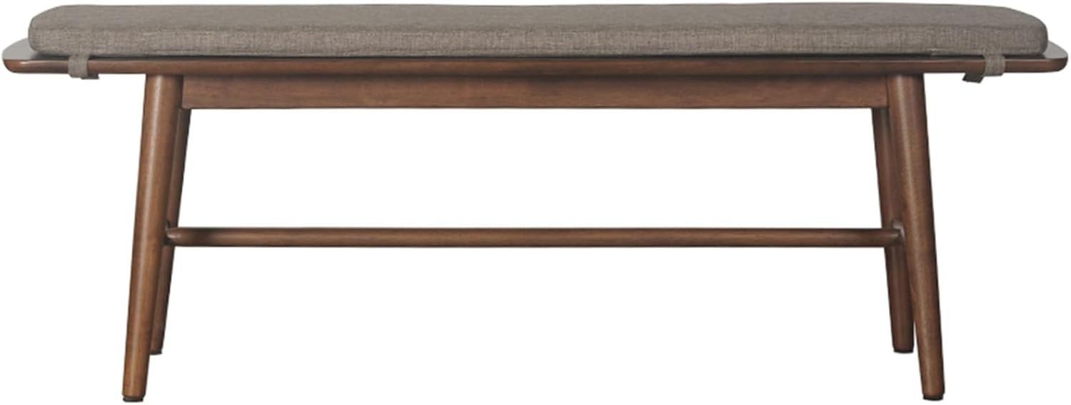 Kitchen Bench with Rounded Corner, Upholstered Bench, Industrial Shoe Bench for Entryway Bench, Long Dining Stool for Kitchen Living Room Bedroom Hallway Entryway(120cm/47.2in)