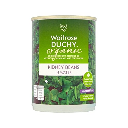 Duchy Waitrose Organic Kidney Beans in Water 400g Pack of