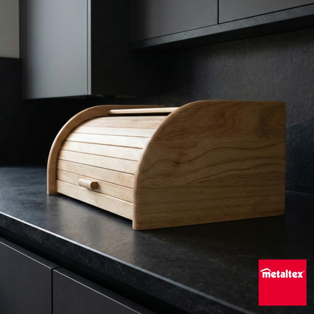 Metaltex 69043510080 pojemnik na chleb, z deską