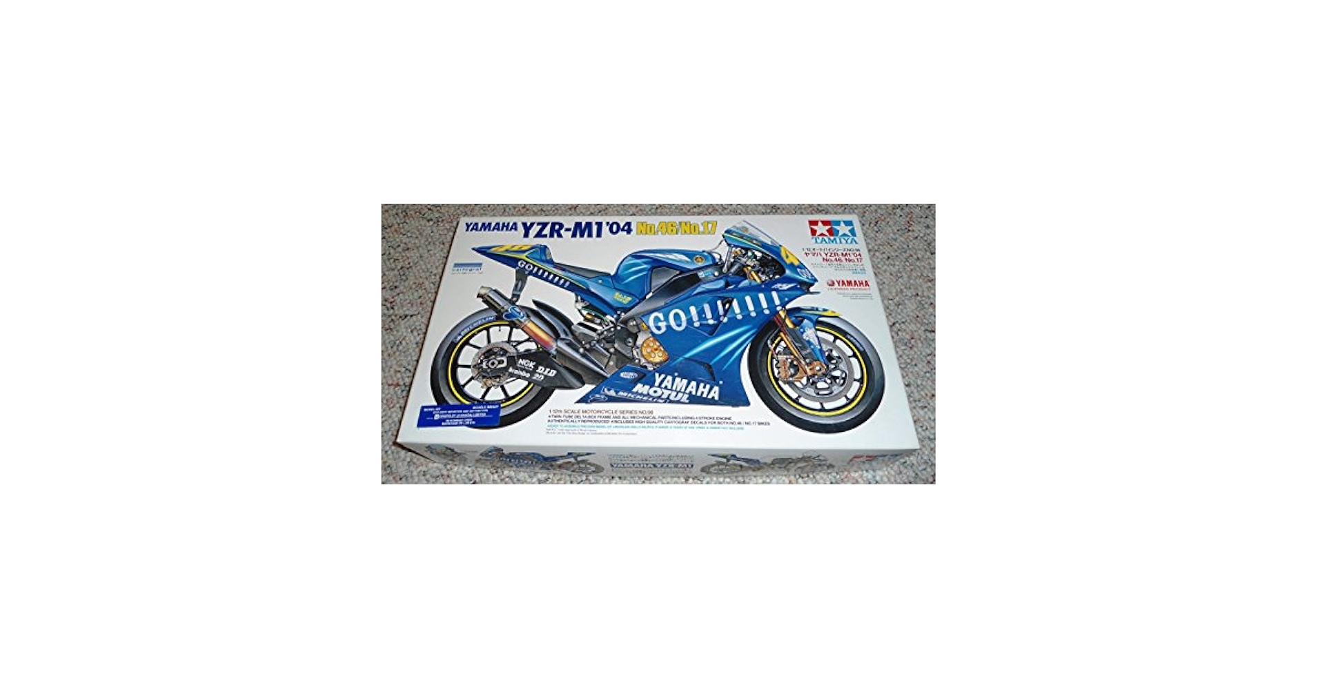 Amazon.com: TAMIYA 1/12 Yamaha YZR-M1 '04 Factory - No.46/No