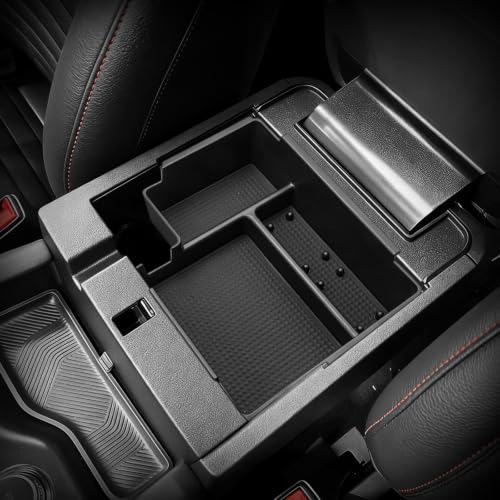 Image of LUWU for 2026 Explorer Center Console Organizer Accessories | for 2025 2026 Ford Explorer Front Armrest Storage Box Armrest Console Storage Box Insert Tray Coin Container 2-Pack