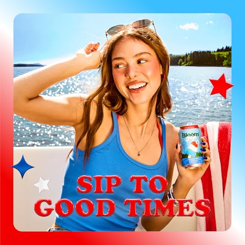 Image of Bloom Pop Prebiotic Soda, Gut Health Support, Rocket Blast, 12 Pack | Rocket blast flavor with clinically backed prebiotics for gut health, metabolism support and soda satisfaction.