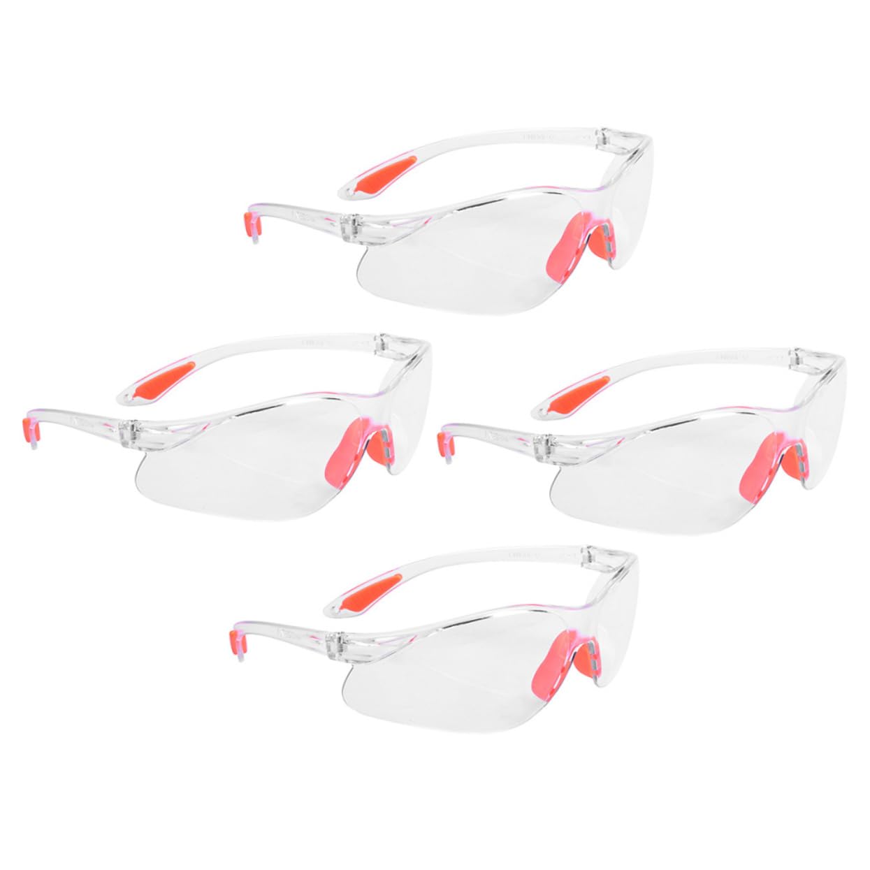BIUDECO 4pcs Fog Goggles Scratch-resistant Lenses Men Women Work Glasses Ansi Safety Eye Protection