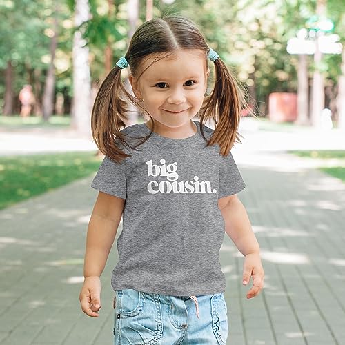 Image of Bold Big Cousin T-Shirts for Girls and Boys Fun Family Outfits