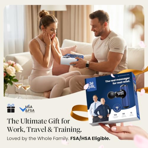 Image of BOB AND BRAD Q2 Mini Massage Gun, Pocket-Sized Deep Tissue Massager, FSA Portable Percussion Muscle Massager Gun, Ultra Small & Quiet Travel Massage Gun for Pain Relief, HSA Eligible
