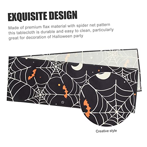 Chemin de table Halloween RLKHXBS pour décoration de table festive et repas de fête