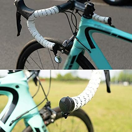 Ketsicart Rearview Mirror Bicycle Bike Handlebar Plug Adjustable Reflector Safety Mirror