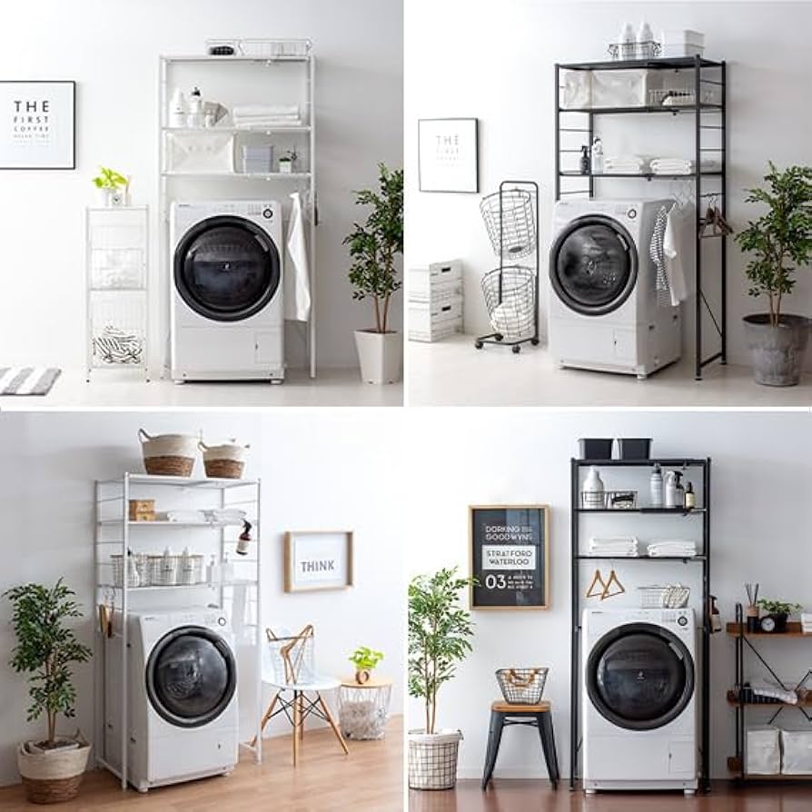 Amazon|エア・リゾーム ランドリーラック 洗濯機ラック おしゃれ 伸縮 Amazon|エア・リゾーム ランドリーラック 洗濯機ラック おしゃれ 伸縮