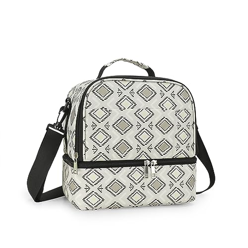 Image of Diaper Tote Bag Small Breast Pump Bag Breastmilk Cooler Bag Double Layer for Mother Breast Milk Storage Bag